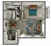 1 bedroom 1 bath floor plan 1 bedroom 1 bath floor plan at Glen at Lakewood, Lakewood, CO